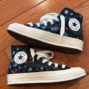 NWOT Converse Floral High Tops